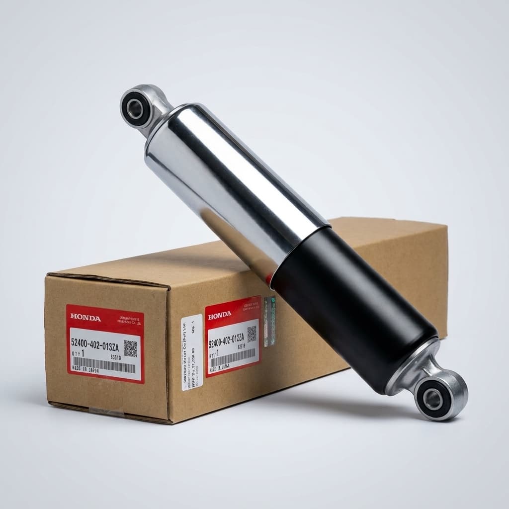 Honda Genuine Rear Shock Absorber (Silver/Black) - CD200 / CD125 - View 1