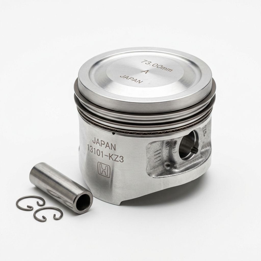 Honda Genuine OEM Standard Piston (73.00mm) - XR250 MD30